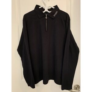 Stüssy Lion Quarter Zip Mens L Long Sleeve Polo Skate Archive Streetwear Bloke